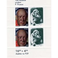 Польша. Mi:PL BL84. 100 лет со дня рождения Пабло Пикассо. 1981.