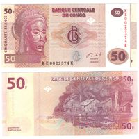 Конго 50 франков 2013 год UNC