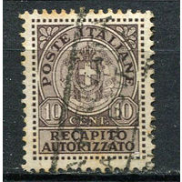 Королевство Италия - 1930 - Доставочная марка 10c - [Mi. 2ga] - полная серия - 1 марка. Гашеная.  (Лот 31ES)-T5P17