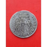 Шестак (6 грошей) 1680 года HS! "Тип 1677-1687" (Польша, Ян III Собеский). С 1 рубля