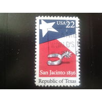 США 1986 флаг штата Техас