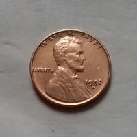 1 цент, США 1952 D