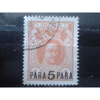 Россия 1913 Петр 1 Надпечатка 5 пара