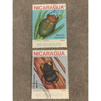 Никарагуа 1988. Жуки. Марки из серии