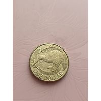 Новая Зеландия 1 доллар 1990г(8)