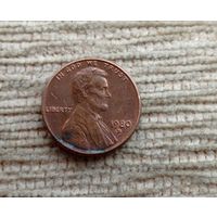Werty71 США 1 цент 1980 D