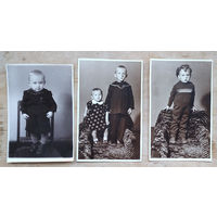 Три фото детей. Минск 1957, 1961 гг. 9х14 см. Цена за 1.