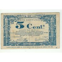Франция 5 сантимов 1917 год