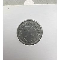 Германия - Третий рейх 50 рейхспфеннигов   1935 A в холдере