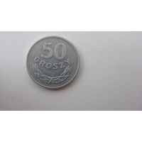 Польша 50 грошей 1949 (алюм )