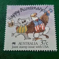 Австралия. Совместные выпуски марок Австралии и США