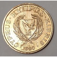 Кипр 5 центов, 1990 (3-1-4)