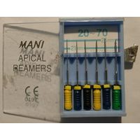Расширители зубных каналов ручные MANI APICAL REAMERS, JAPAN