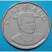 Эсватини "Свазиленд" 50 центов 2015 год  UC#4 "Король Мсвати III"