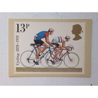 Велосипедисты Англия 1978   10х15 см