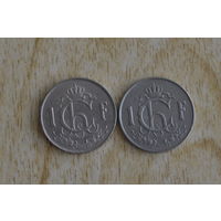 Люксембург 1 франк 1953,1962