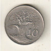 Зимбабве 10 цент 1980