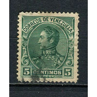 Венесуэла - 1899/1903 - Симон Боливар 5С - [Mi.53] - 1 марка. Гашеная.  (Лот 35Di)