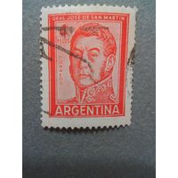 Аргентина. Генерал Сан Мартин. 1962г. гашеная