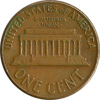 1 цент 1969 D,США,62