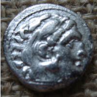 Греция Македония драхма 336-323 г до н.э. Александр Македонский 3,18гр.16мм.