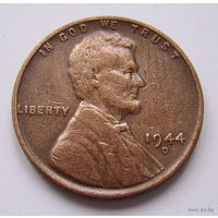 США  цент 1944г.  ("D")
