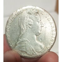 Талер Мария Терезия 1780, серебро, не современный рестрайк