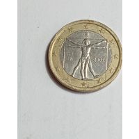 1 евро 2002 года . Италия.