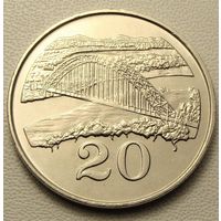 Зимбабве. 20 центов 1983 год  KM#4