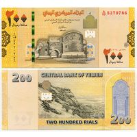 Йемен. 200 риалов (образца 2018 года, P38, UNC)