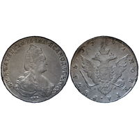 1 рубль 1791 г. СПБ-TI-ЯА. Серебро. С рубля, без минимальной цены. Редкий! Биткин# 254.