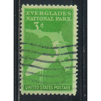 США 1947 Основание нацпарка Эверглейдс Белая цапля #564