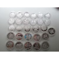 Набор 28 монет "Олимпиада-80" ПРУФ копии