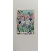Япония 2000. Префектурные марки - Окаяма.