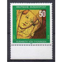 750-летие со дня смерти Елизаветы Тюрингской ФРГ 1981 год чистая серия из 1 марки