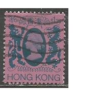 Гонконг. Королева Елизавета II. Герб. 1985г. Mi#453.
