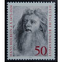 450 лет со дня смерти художника Ганса Гольбейна, Германия, 1974 год, 1 марка