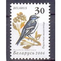 Беларусь фауна стандарт 2006 "Птицы сада" мухоловка-пеструшка