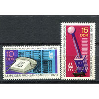 ГДР - 1970г. - Весенняя ярмарка в Лейпциге - полная серия, MNH [Mi 1551-1552] - 2 марки