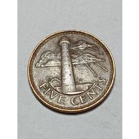 Барбадос 5 центов 1997 года