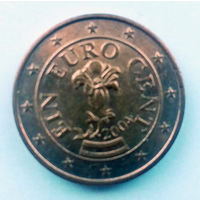 1 евроцент Австрия 2004