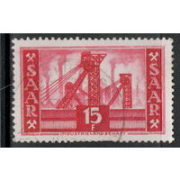 Саар 1952  Горнодобывающая промышленность | Промышленность. Mi:DE-SL 329