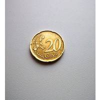 20 евроцентов 2002, Италия.
