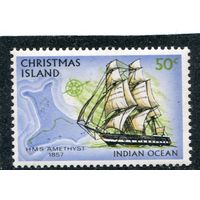Остров Рождества. Парусное судно 1857