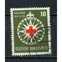 ФРГ - 1953 - Международный день Красного Креста и Красного Полумесяца - [Mi. 164] - полная серия - 1 марка. Гашеная.  (LOT Db33)