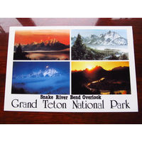 C005-3039 Открытка Grand Teton National Park Snake River США Конец 1990-х – начало 2000-х Чистая Отпечатана в Сингапуре