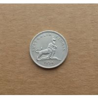 Австралия, флорин (2 шиллинга) 1954, серебро 0.500, визит королевы Елизаветы II (1952-2022)