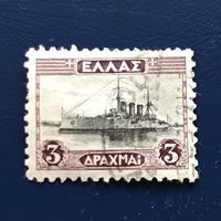 Греция 1934 год Стандарт Флот Корабль Mi:313II Гашеная