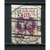 Центральная Литва - 1921 - Надпечатка NA SLASK и нового номинала 2M на 2M - [Mi.25B] - 1 марка. Гашеная.  (LOT AZ2)