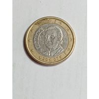 1 евро 2007 года . Испания .